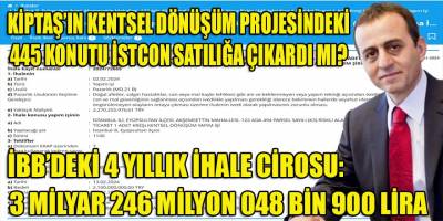 Nuhoğlu, KİPTAŞ'ın Kentsel Dönüşüm projesindeki 445 konutu satılığa mı çıkardı?