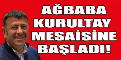 CHP'nin önemli ismi Veli Ağbaba, Kurultay mesaisine başlıyor!