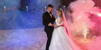 Menderes’te Yılın Düğünü! İlker Gür ve Özlem Sivri Görkemli bir törenle evlendi