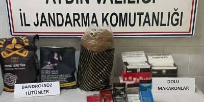 İşyerine kaçak tütünle baskını