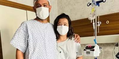 Eşinin böbreğiyle ikinci kez hayata tutundu