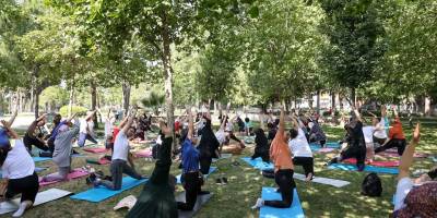 Buca’da açık havada spor keyfi