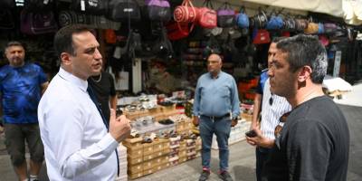 Başkan Eşki'den esnaf ziyareti
