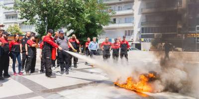 Balçova’da yangın tatbikatı!