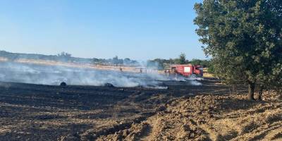 Manisa İtfaiyesi'nden anız yangını uyarısı