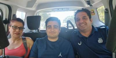 Sınava gecikenlere zabıta yetişti!