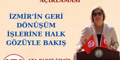 İZMİR’İN GERİ DÖNÜŞÜM İŞLERİNE HALK GÖZÜYLE BAKIŞ