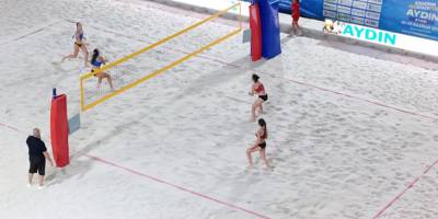 Plaj Voleybolunun kalbi Aydın Tekstil Park’ta atacak