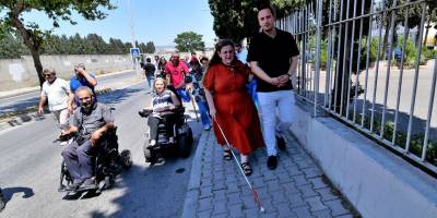 Başkan Eşki'den 'engelleri aşan' yürüyüş