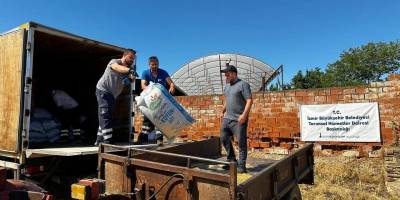 Büyükşehir'den yangın bölgesine yeni destek!