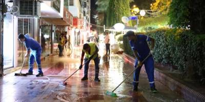 Aydın'da temizlik çalışmaları tam gaz