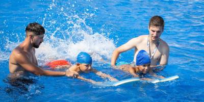 Büyükşehir'den portatif havuz hizmeti: Çocuklar bayram etti!