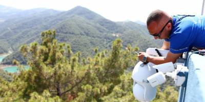 Balçova'da yangınlara karşı tedbir... Ormanlara termal kamera