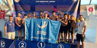 Aliağalı sporculardan yüzmede büyük başarı