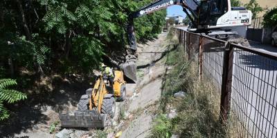 Manisa'da sulama kanallarında temizlik!