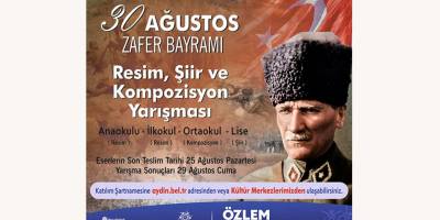 Aydın'da ‘Zafer Bayramı’ temalı yarışma