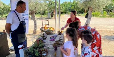 Miniklere doğadan sofraya tarım eğitimi