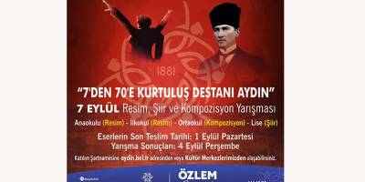 Aydın'da 7 Eylül temalı yarışma