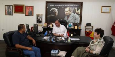 Başkan Çiçek, Muhtarlar Derneği’ni ağırladı