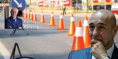 Kemal Karataş, Soyer'in yollara 'koni dizme' ihalesini yazdı ve ekledi: Bu başka türlü bir adam...