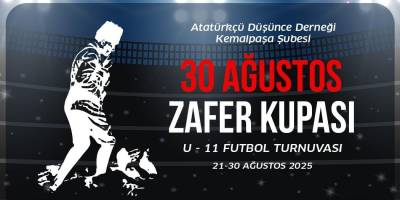 Kemalpaşa’da 30 Ağustos Zafer Turnuvası Başlıyor
