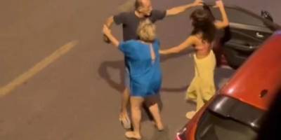 Şehir magandası 2 kadını darp etti!