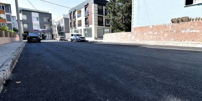 Bornova'da eş zamanlı yol çalışmaları