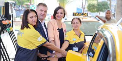 Taksici Esnafına Akaryakıtta Büyük Destek