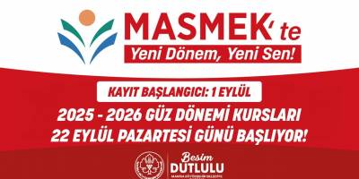 MASMEK’te yeni dönem kayıtları başladı