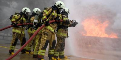 Yangın ve deprem tatbikatında o anlar yeniden yaşandı