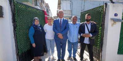 Gaziemir Belediyesi’nden yangında zarar gören evlere yardım eli