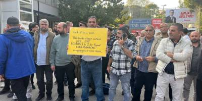 Kongre öncesi pazar esnafından protesto!