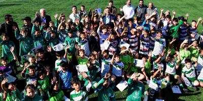 Bornovalı minikler 10 Kasım anısına mücadele etti