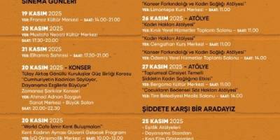 İzmir’de 25 Kasım etkinlikleri başlıyor