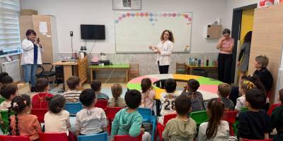 Bayraklı Belediyesinden anaokulu öğrencilerine ağız ve diş sağlığı eğitimi