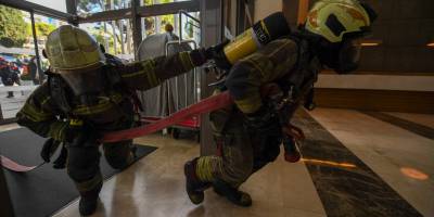 İtfaiye'den Swissotel’de nefes kesen tatbikat