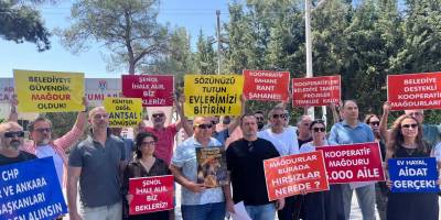 Aslanoğlu’na kooperatif mağdurlarından yanıt: Anası ağlayan biziz!