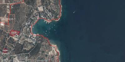 Turistik ilçelerde 303 milyonluk parseller vitrinde... Ayayorgi Koyu manzaralı satış!