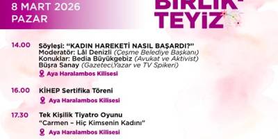 “Buradayız, eşitiz, birlikteyiz” temasıyla düzenlenen program; söyleşiler, sergiler, müzikli etkinlikler, tiyatro gösterimi ve gece yürüyüşü ile Çeşmelileri bir araya getirecek