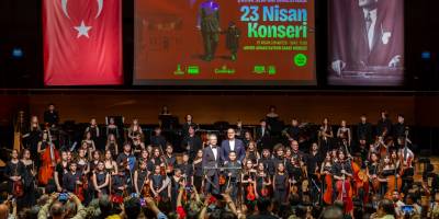 NARLIDERE BELEDİYESİ ÇOCUK SENFONİ ORKESTRASI’NDAN AASSM’DE 23 NİSAN KONSERİ