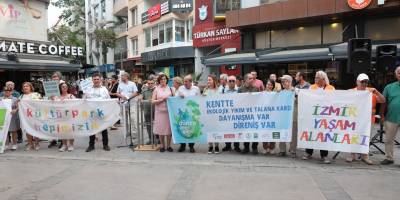 Ekolojik yıkıma karşı Konak’tan ses yükselttiler