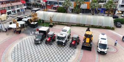 Menemen Belediyesi araç filosu yeni araçlarla güçlendi