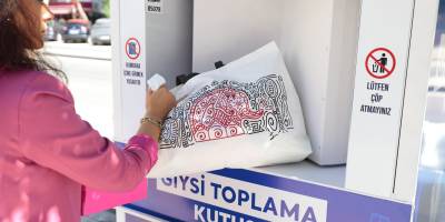 Konaklıların eski giysileri çöpe değil geri dönüşüme gidiyor