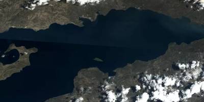 MSB, Van Gölü'nün Göktürk uydusu tarafından çekilen fotoğrafını paylaştı