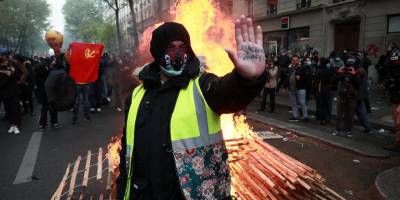 Fransa’da olaylı 1 Mayıs gösterileri: Polisten gazlı müdahale