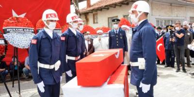 Pençe-Yıldırım Harekatı'nda şehit olan Uzman Çavuş Ahmet Asan son yolculuğuna uğurlandı