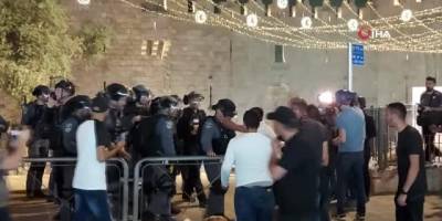 İsrail güçlerinden Şam Kapısı önünde Filistinlilere müdahale: 53 yaralı