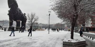 Çanakkale’de kar kalınlığı 7 santimetreye ulaştı