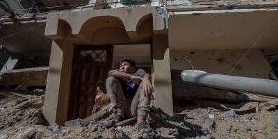 İsrail saldırılarının hedefi Gazze’de yıkım görüntülendi