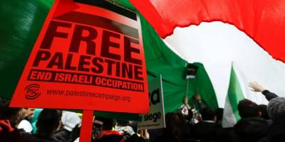 İngiltere'de İsrail protestosu